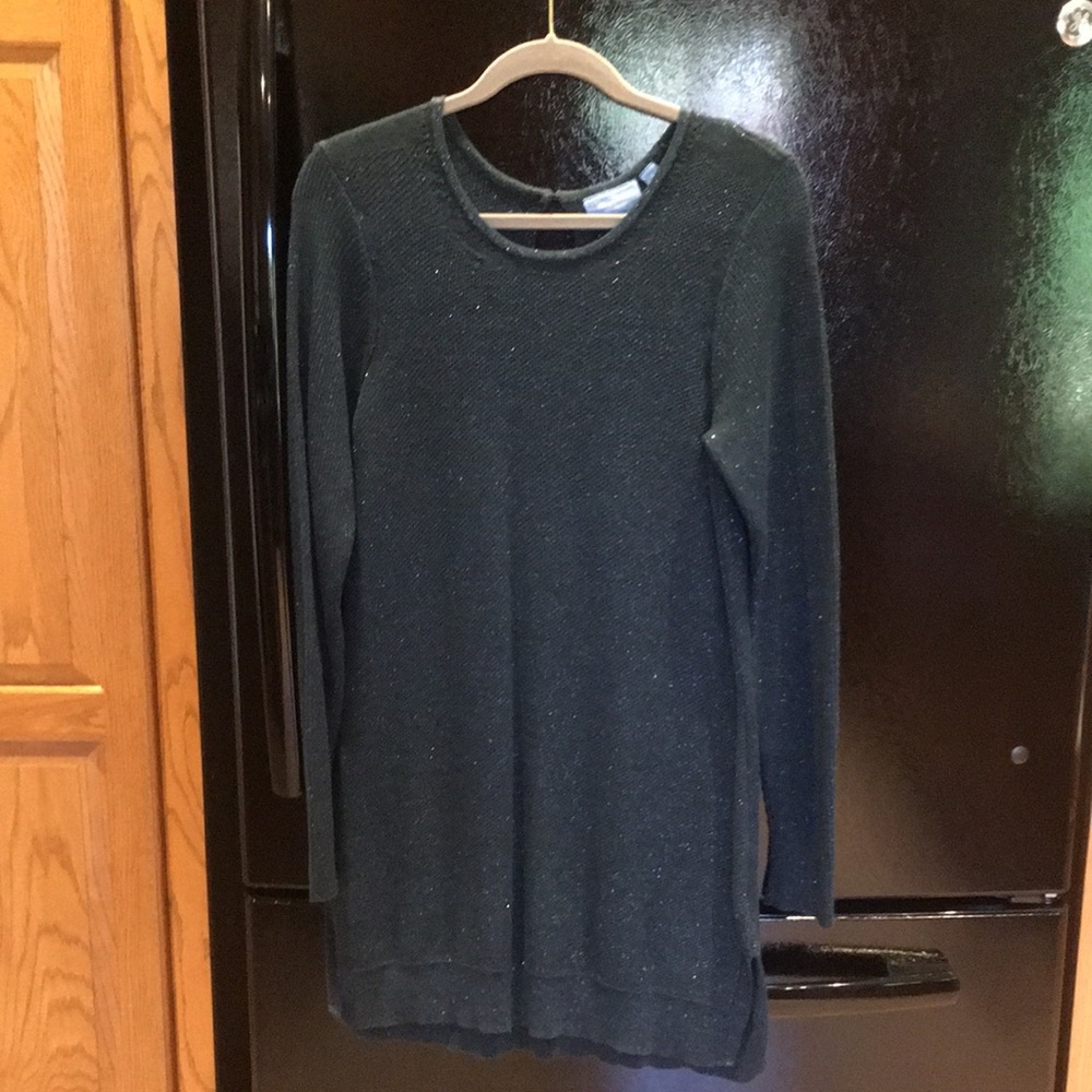 Simply Vera Wang teal sparkly sweater